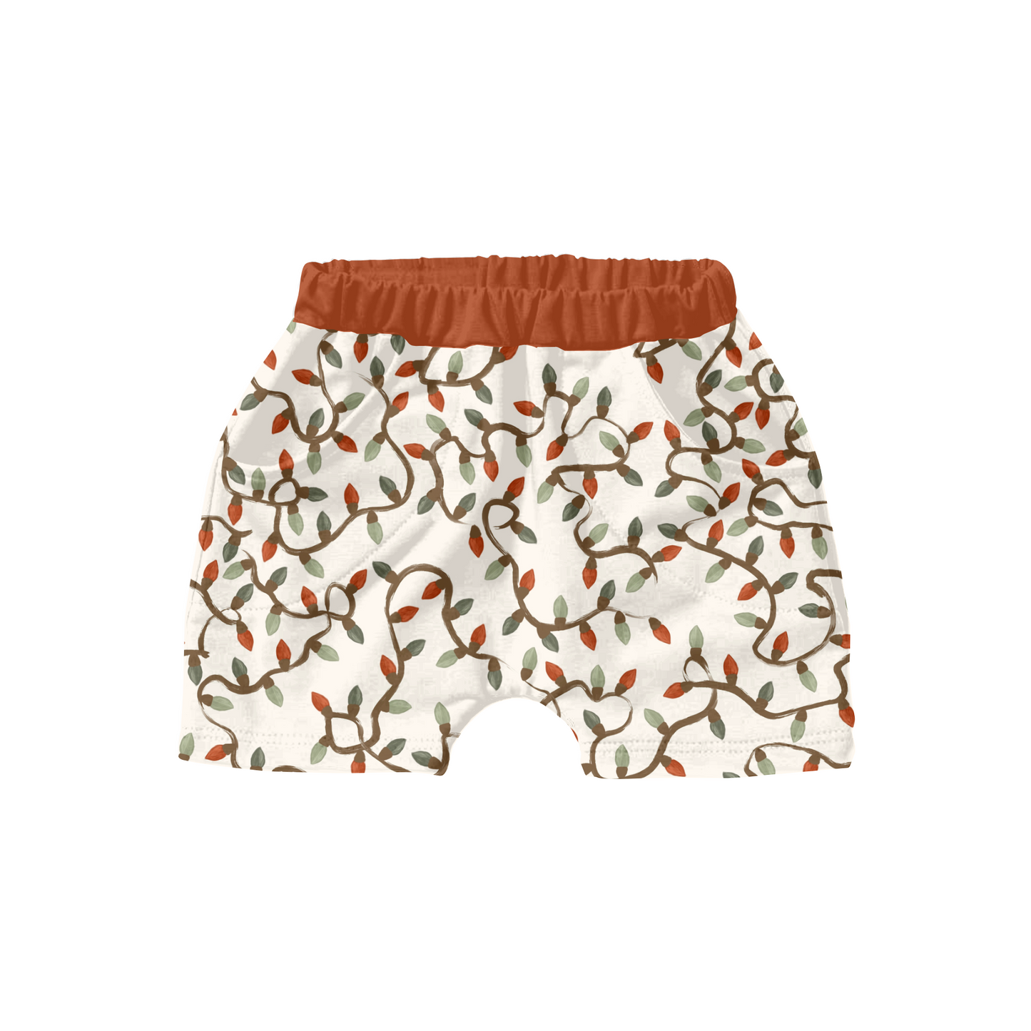 Traditional Watercolor Christmas lights