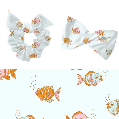 Trendy Summer Fish Pattern