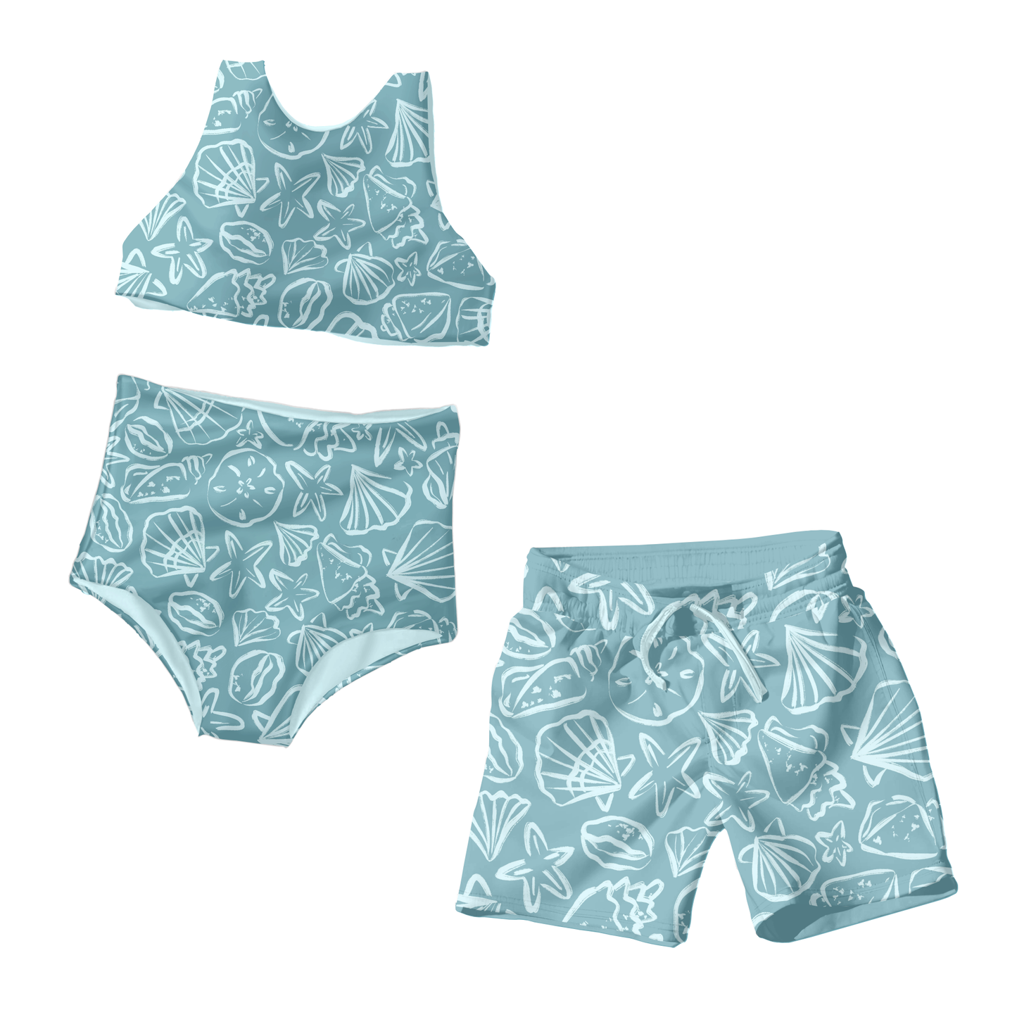 Nautical Blue Shells