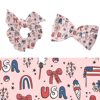 Pink Fourth Of July Pattern