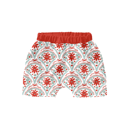 Christmas scallop floral