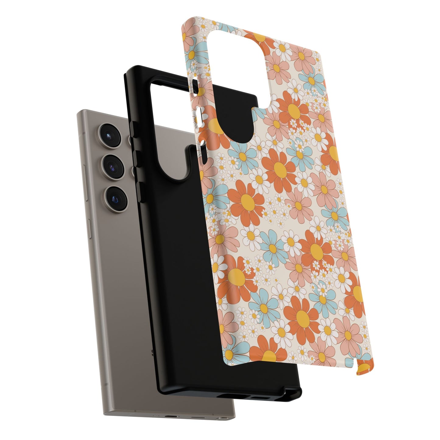 Vintage Retro Daisy Floral Phone Case