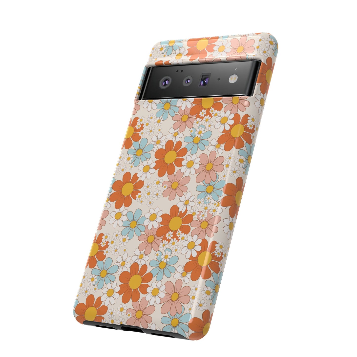 Vintage Retro Daisy Floral Phone Case