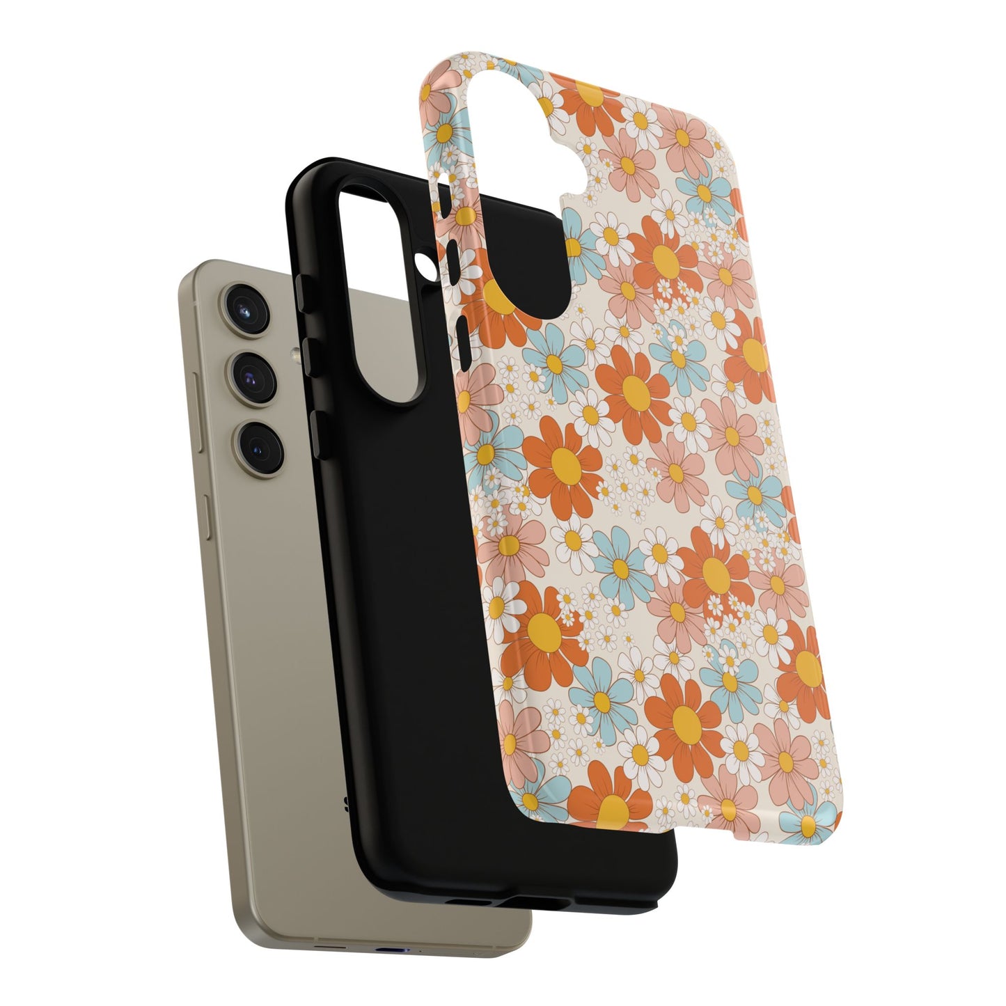 Vintage Retro Daisy Floral Phone Case