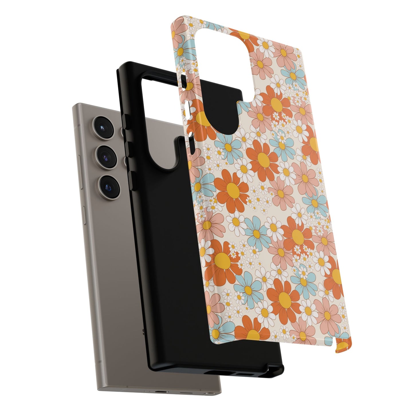 Vintage Retro Daisy Floral Phone Case