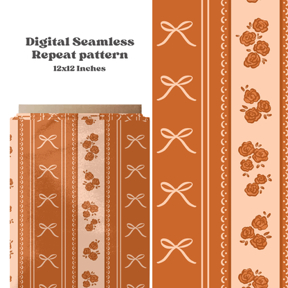 Neutral Fall Lace Stripe