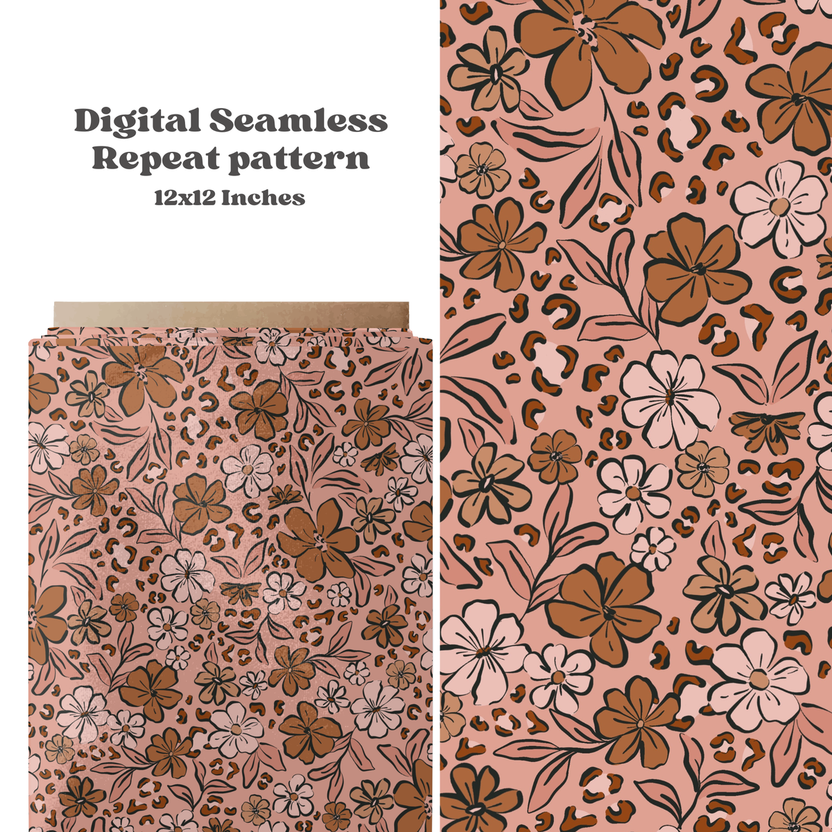 Fall Cheetah Floral