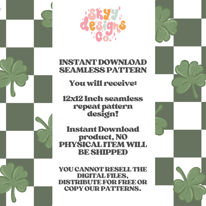 Gender neutral St. Patrick's Pattern