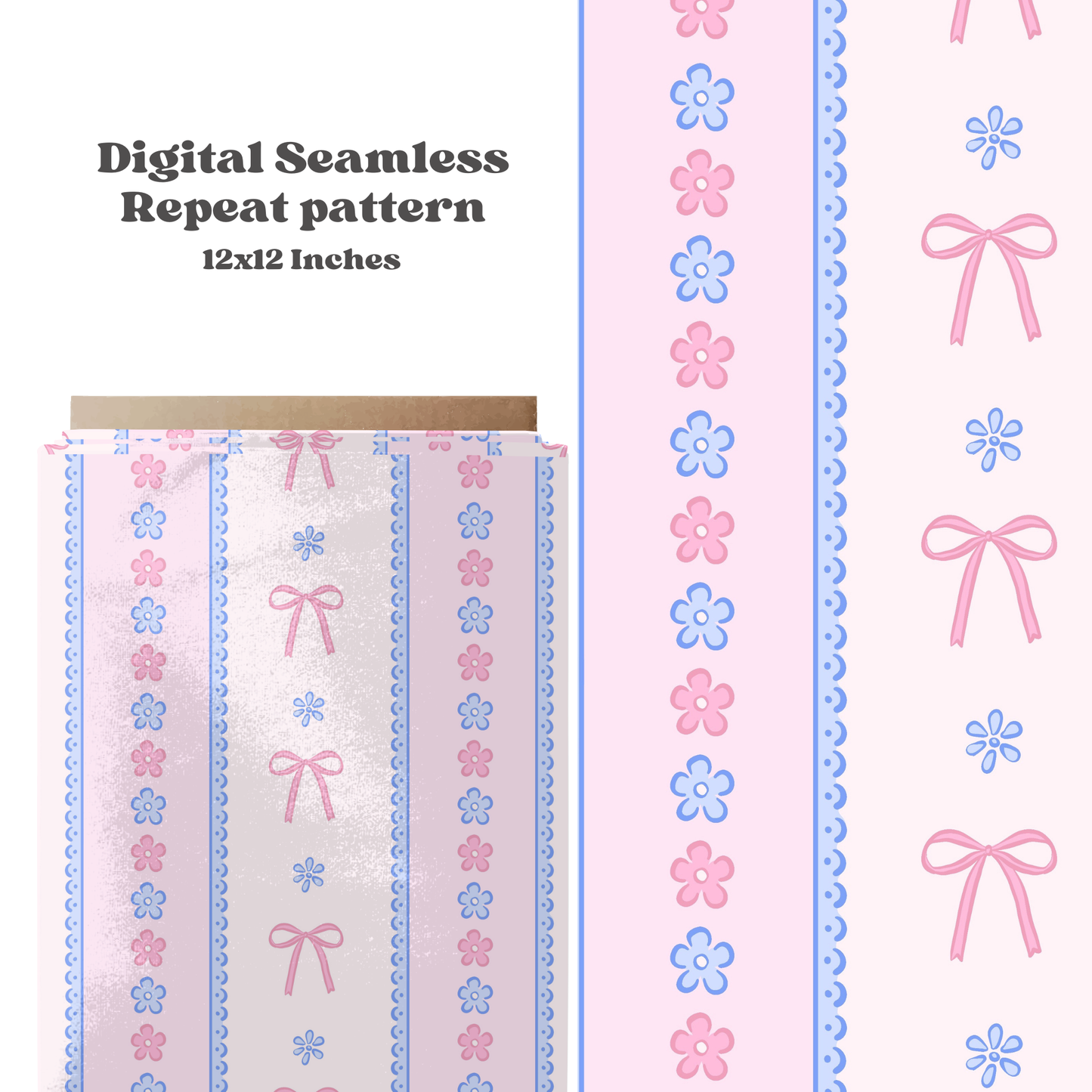 Pastel Lace Stripe