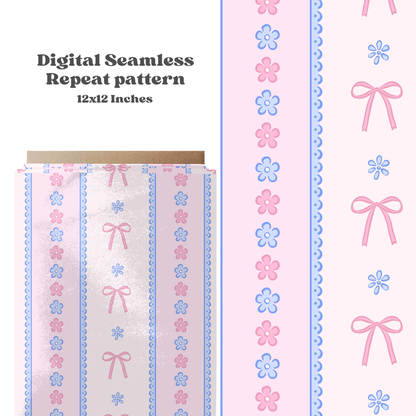 Pastel Lace Stripe