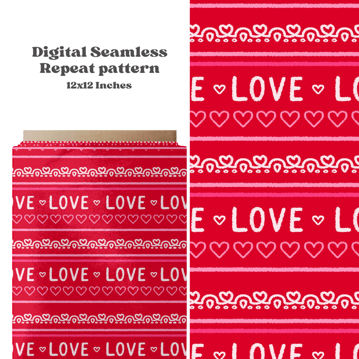 Valentine's Love Stripe