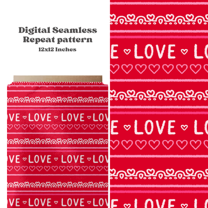 Valentine's Love Stripe