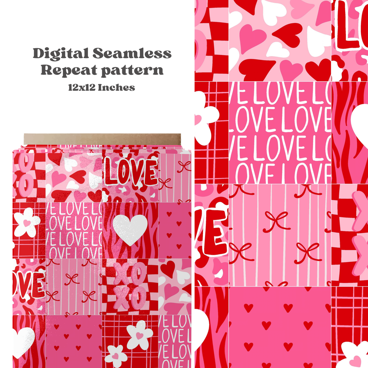 Trendy Valentine Patchwork
