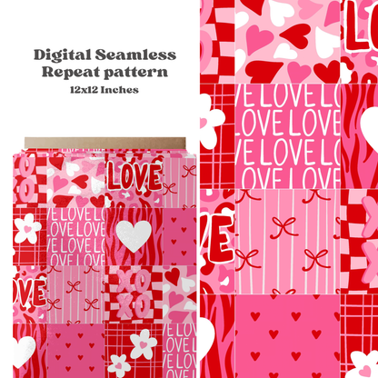 Trendy Valentine Patchwork