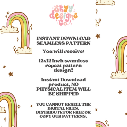 Lucky Magic Rainbows Pattern