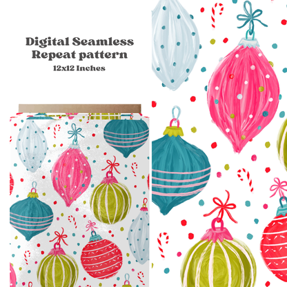 Festive Polka Dot Ornaments