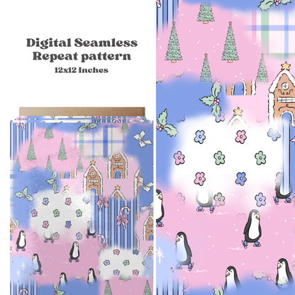 Winter Abstract Patchwork