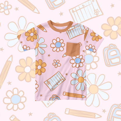 Retro School Floral Pattern