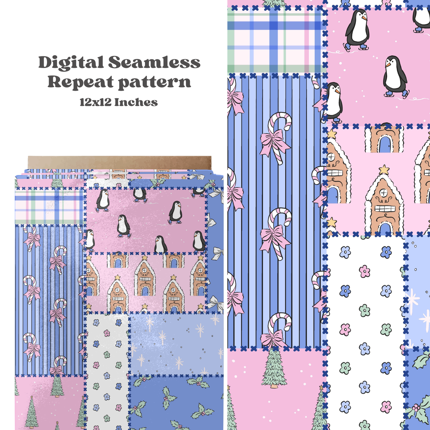 Pastel Winter Patchwork