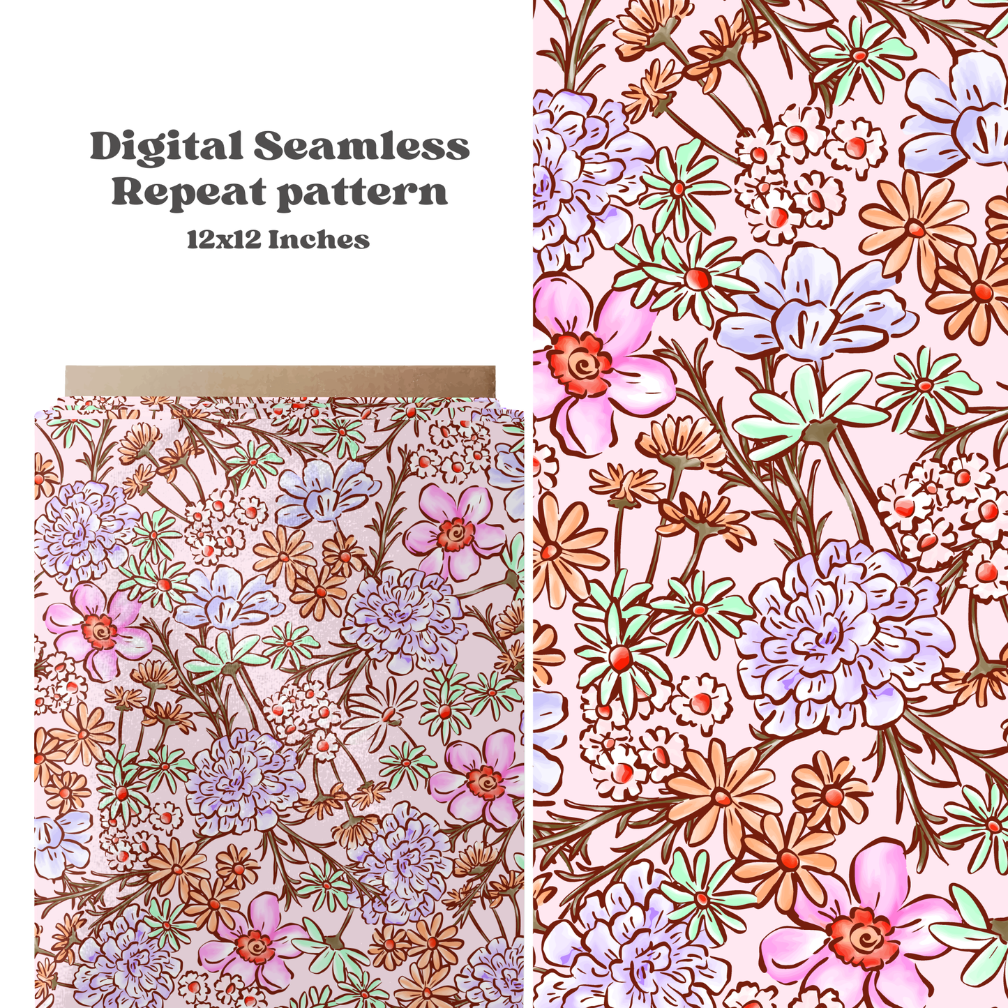 Pastel Wildflowers