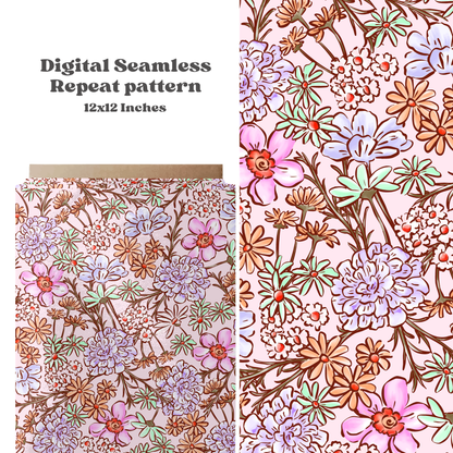 Pastel Wildflowers