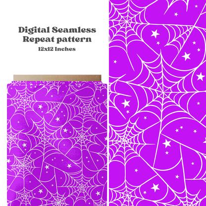 Purple Spiderweb