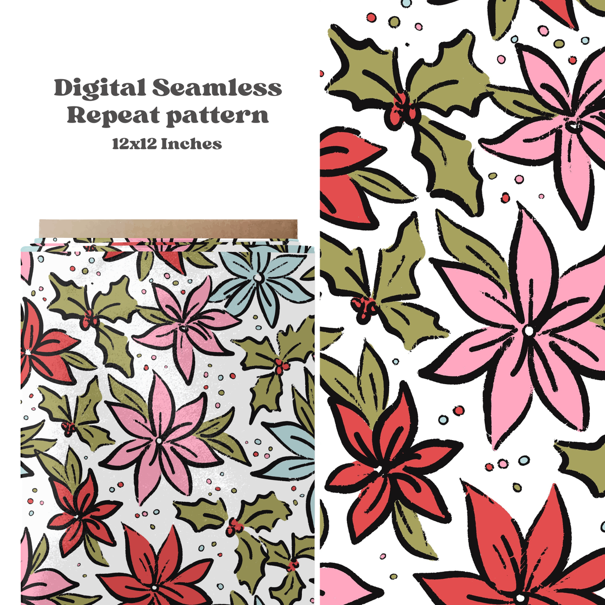 Bright Festive Christmas Floral