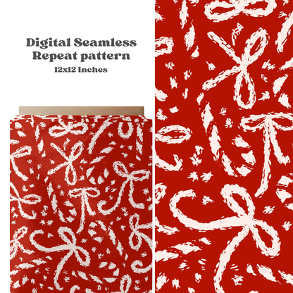 Abstract Candy cane Bows
