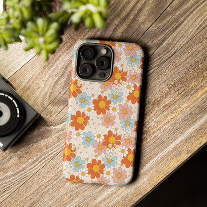 Vintage Retro Daisy Floral Phone Case