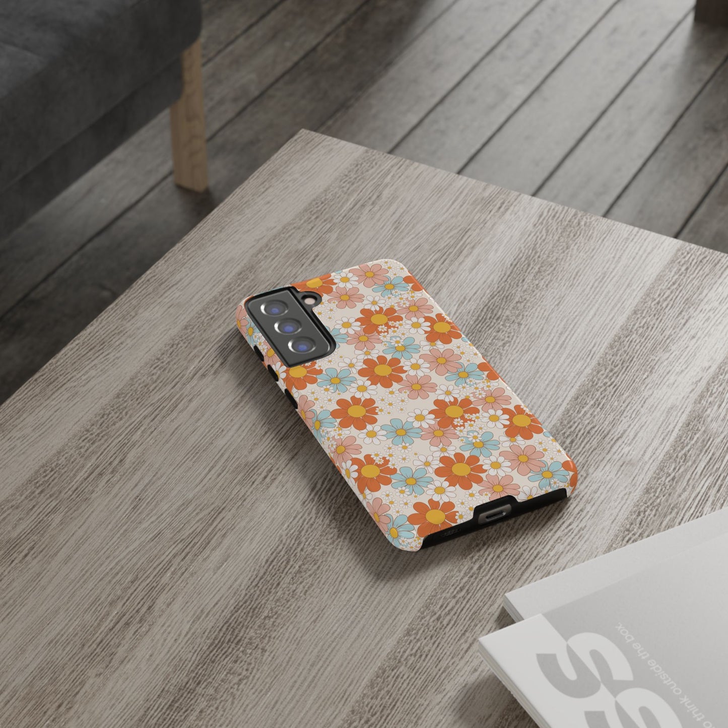 Vintage Retro Daisy Floral Phone Case