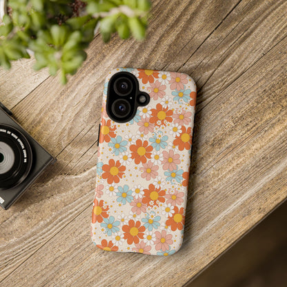 Vintage Retro Daisy Floral Phone Case