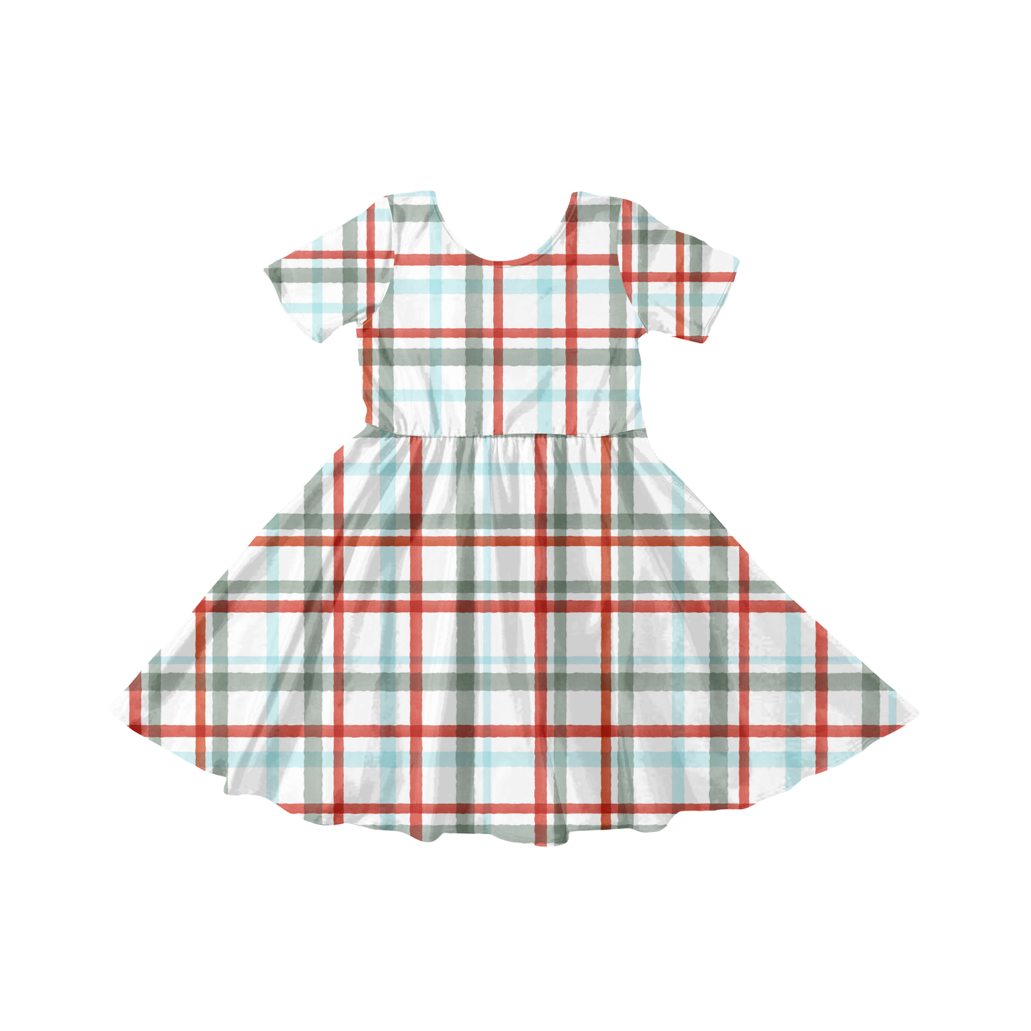 traditional Christmas plaid