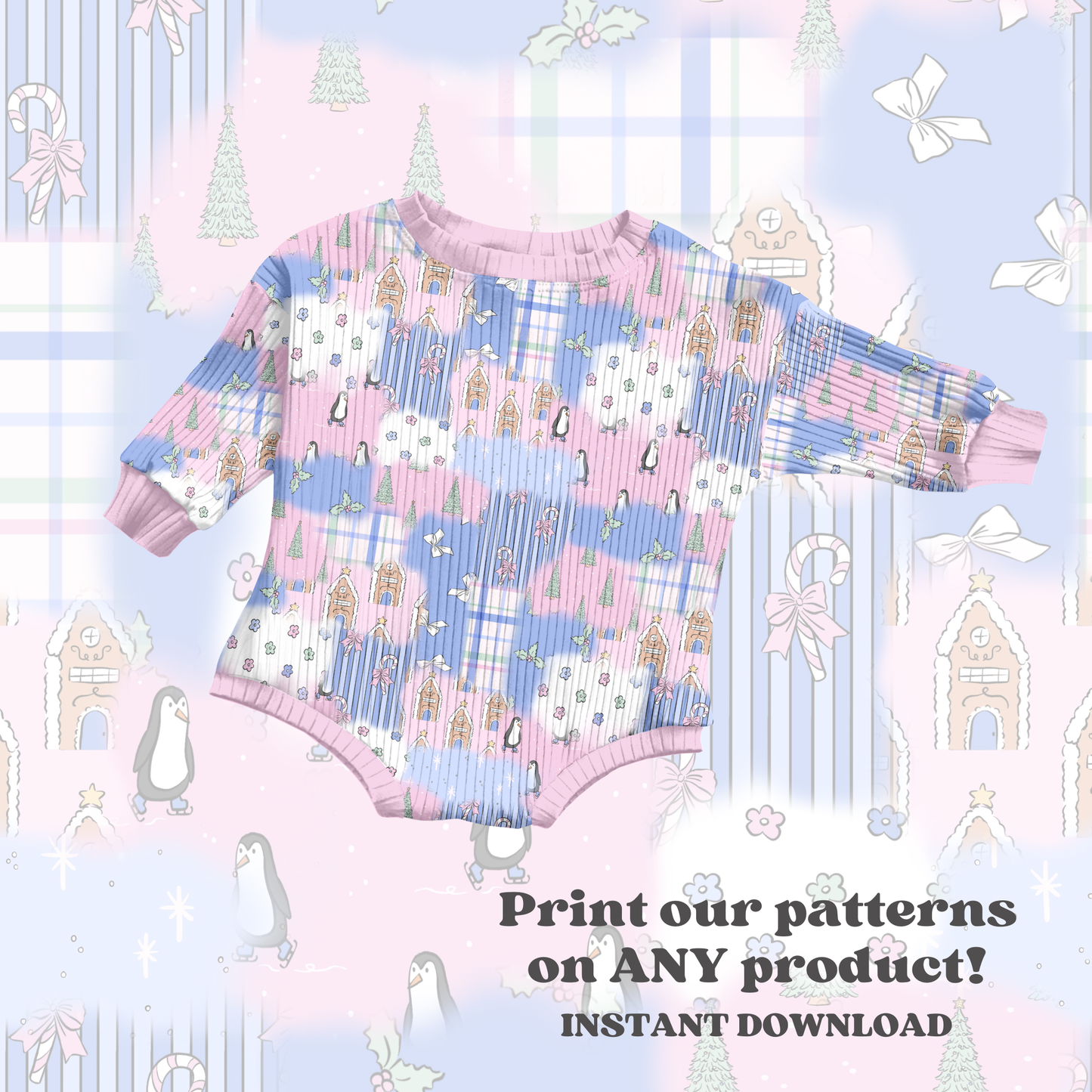 Winter Abstract Patchwork