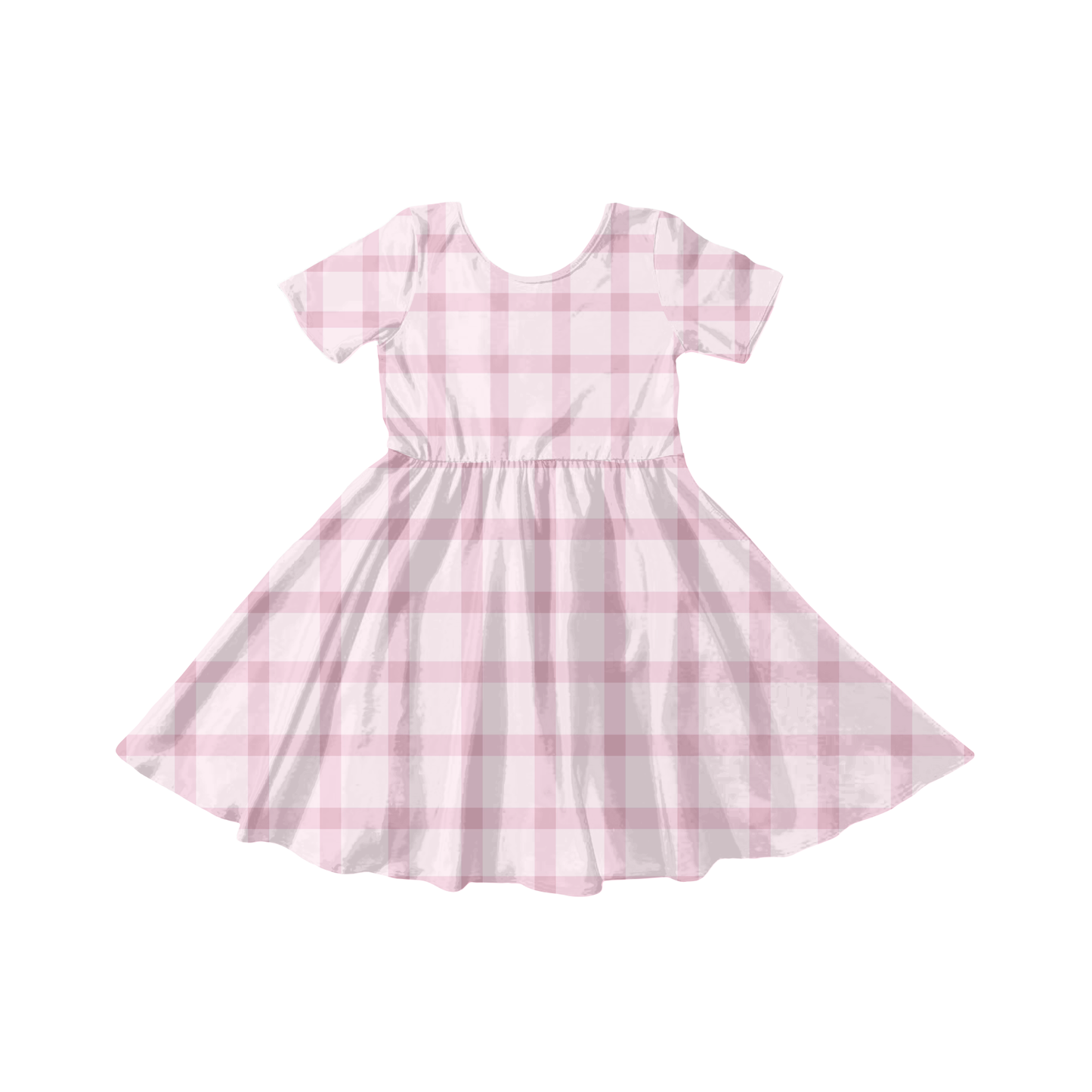Pink girly plaid