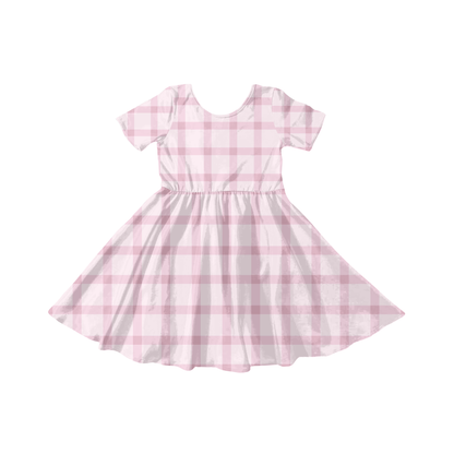 Pink girly plaid