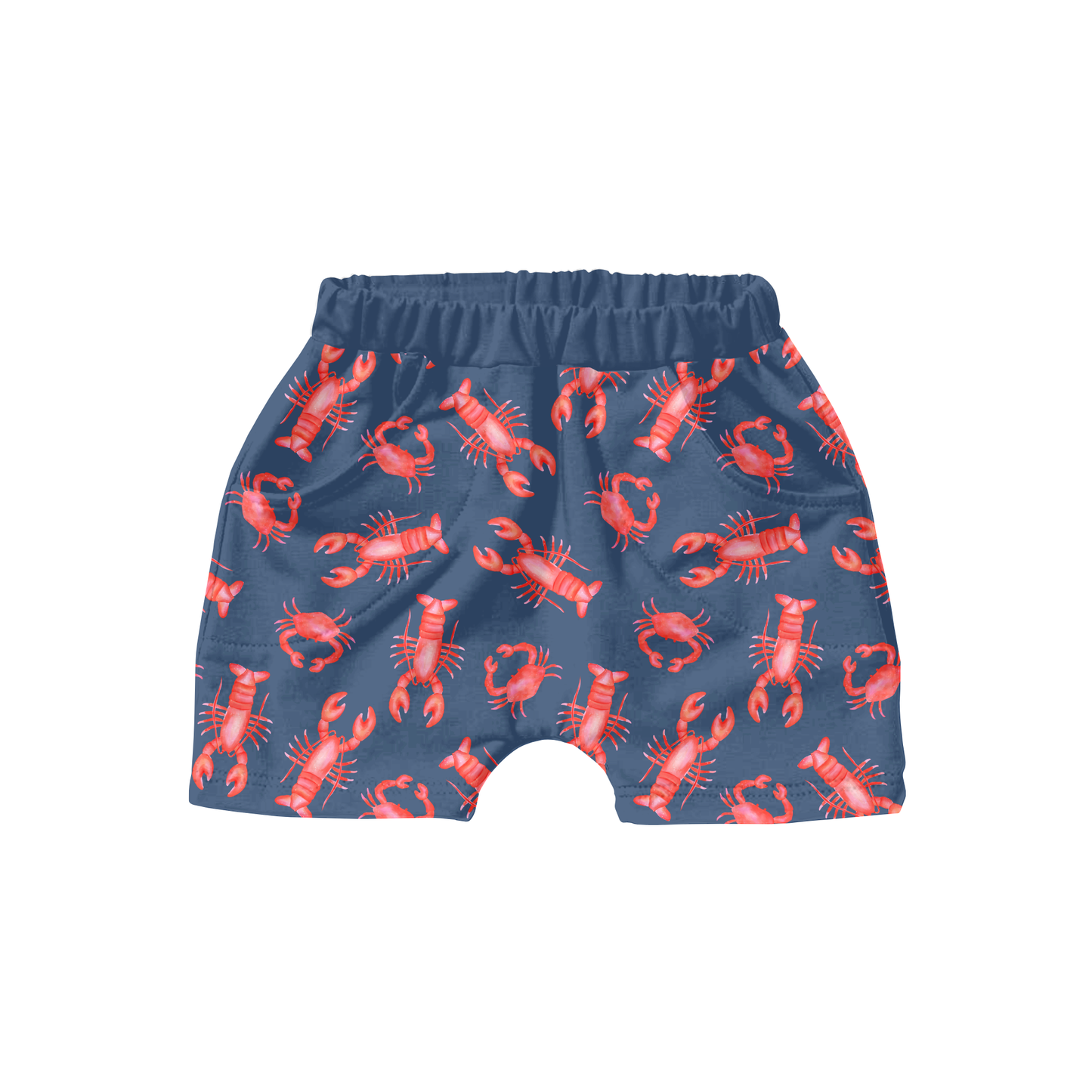 Watercolor Lobsters and Crabs