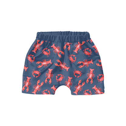 Watercolor Lobsters and Crabs