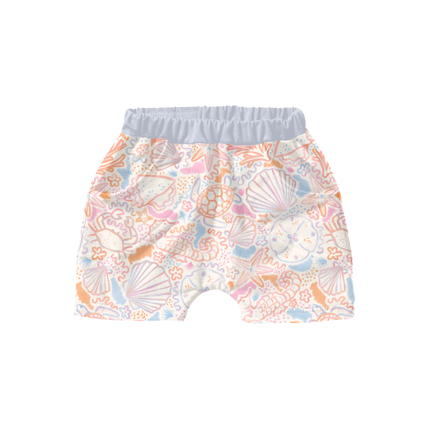 Watercolor Coastal Shells