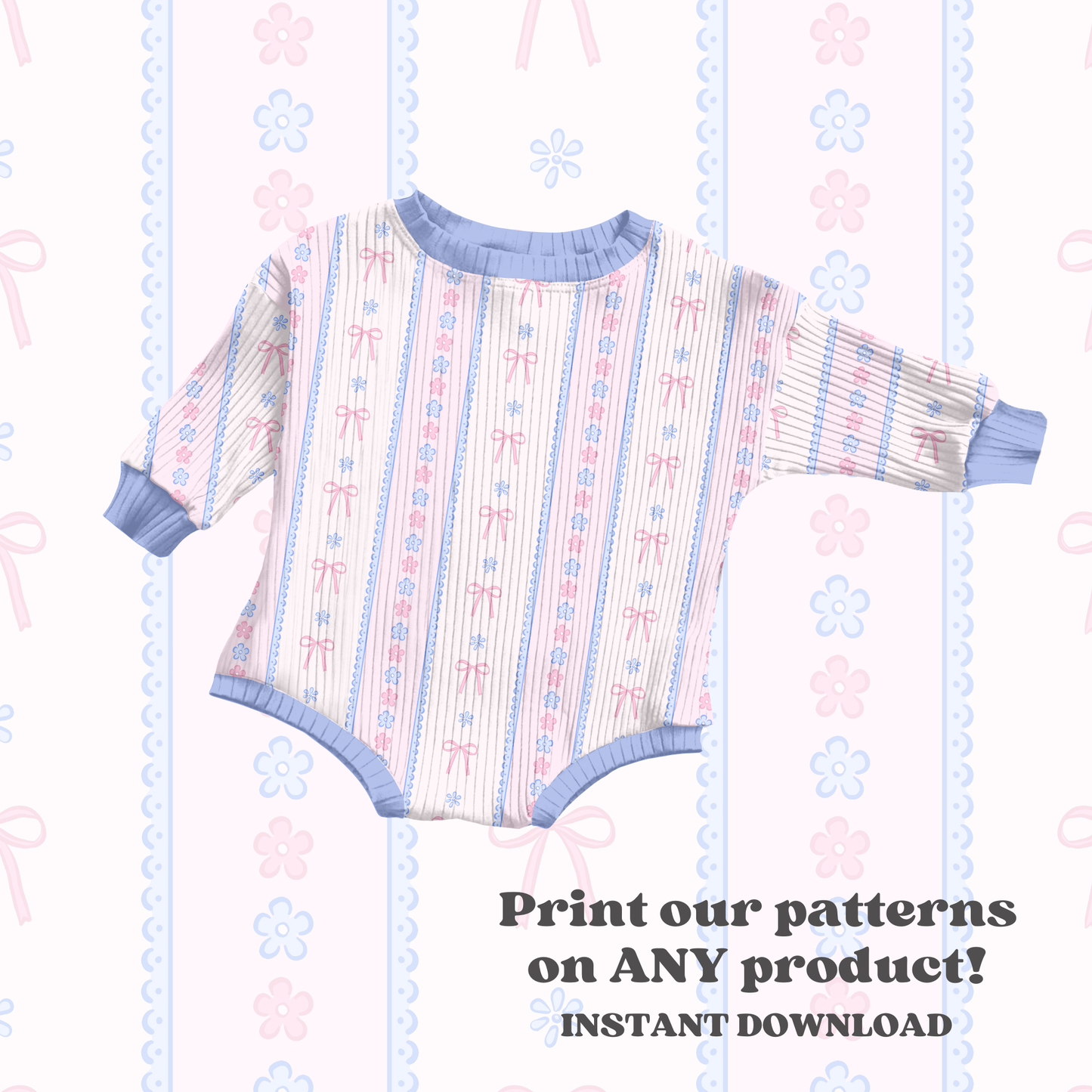 Pastel Lace Stripe