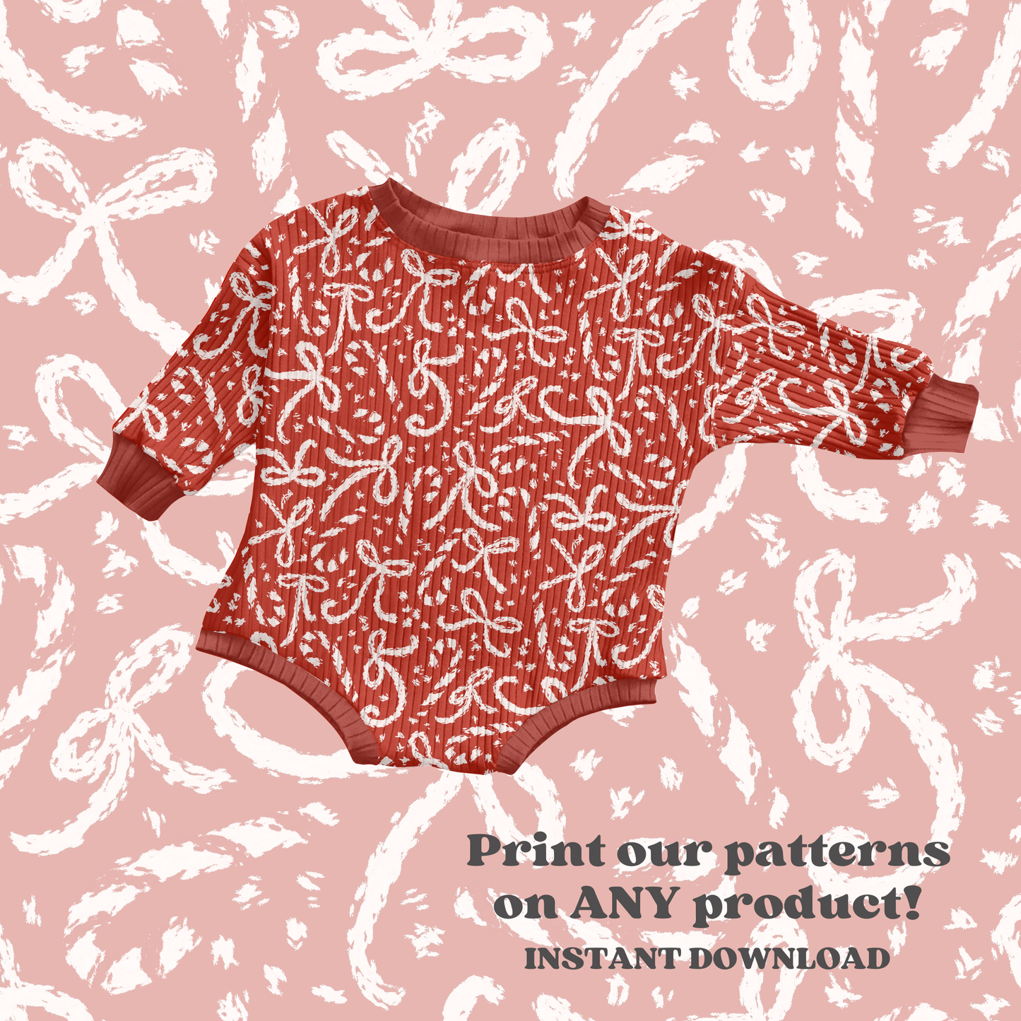 Abstract Candy cane Bows