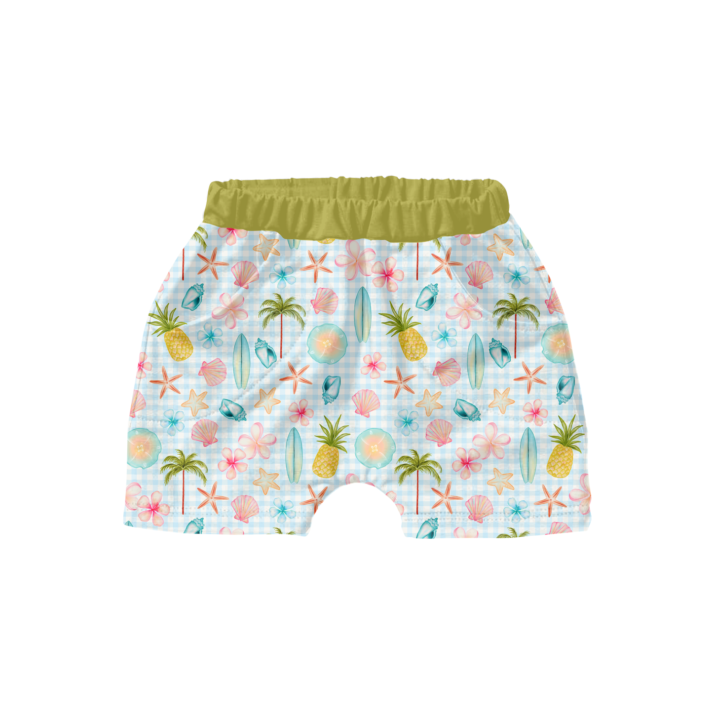 Tropical Gingham Summer