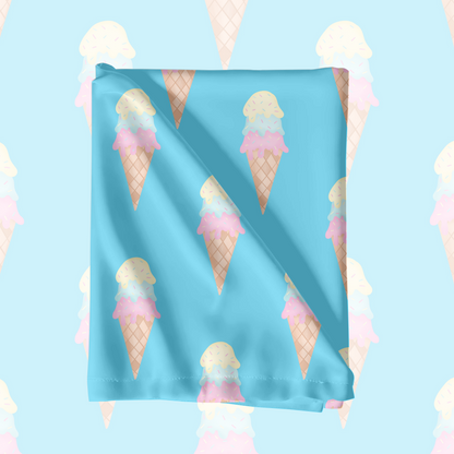 Bright Ice Cream Cones Pattern