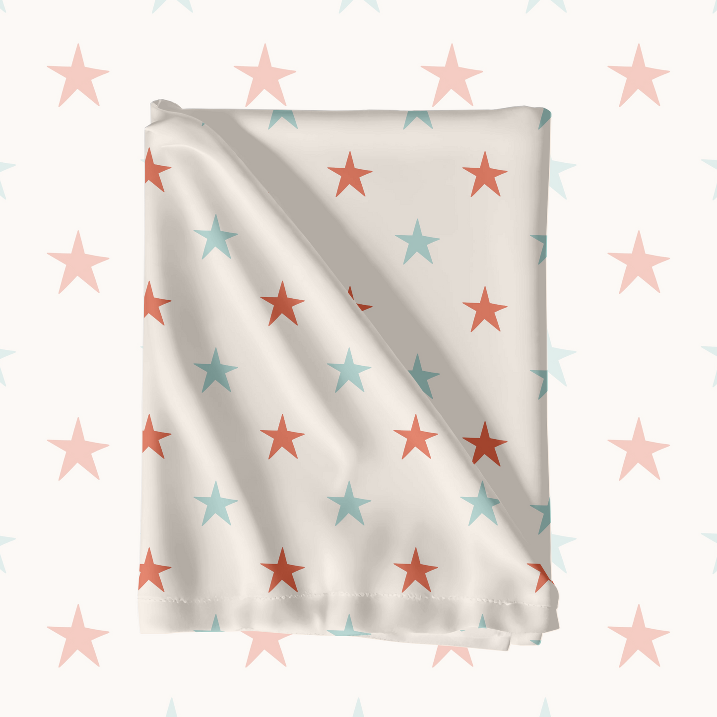 Fourth of July Stars Seamless Pattern