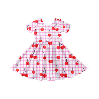 Vibrant cherry gingham