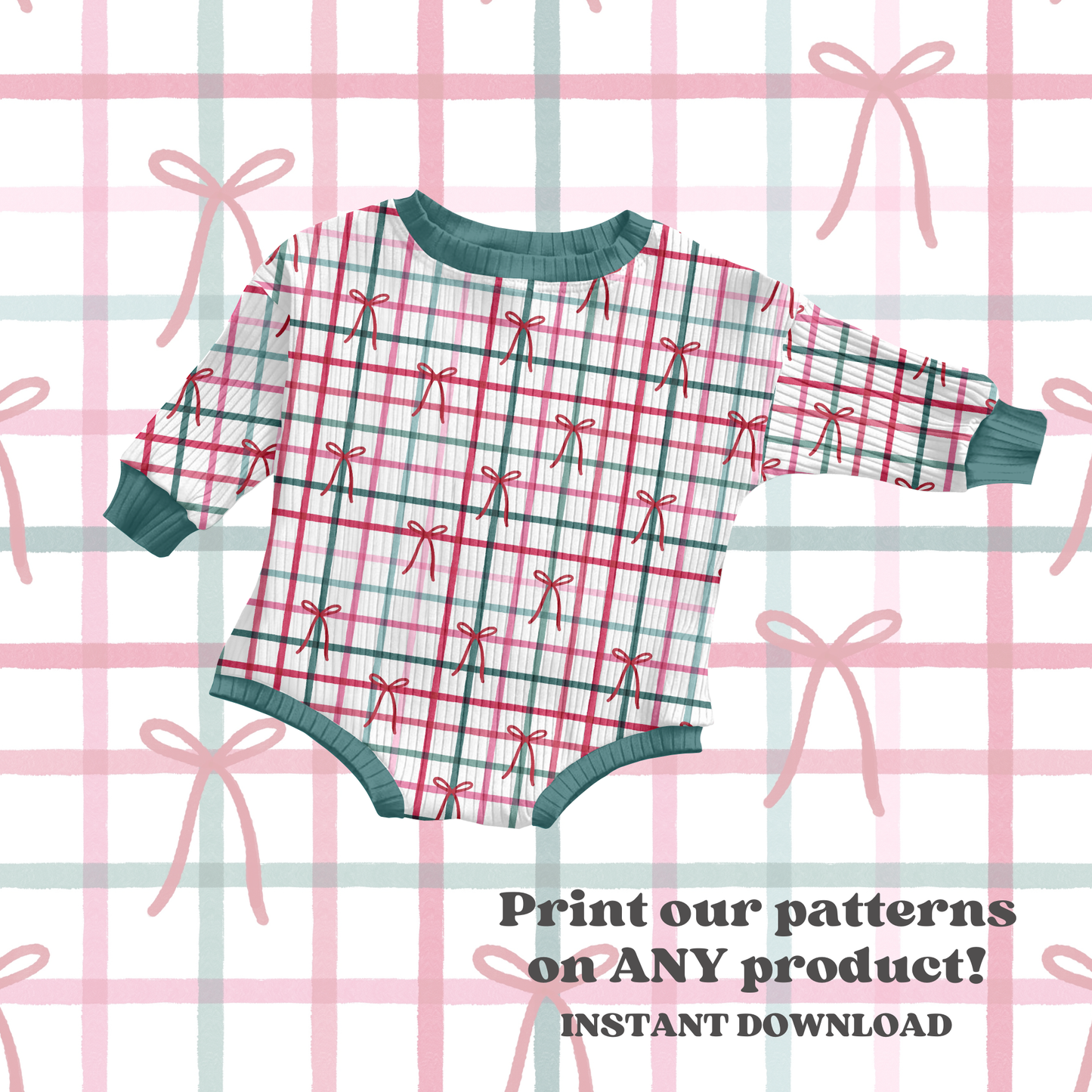 Preppy Christmas Gingham