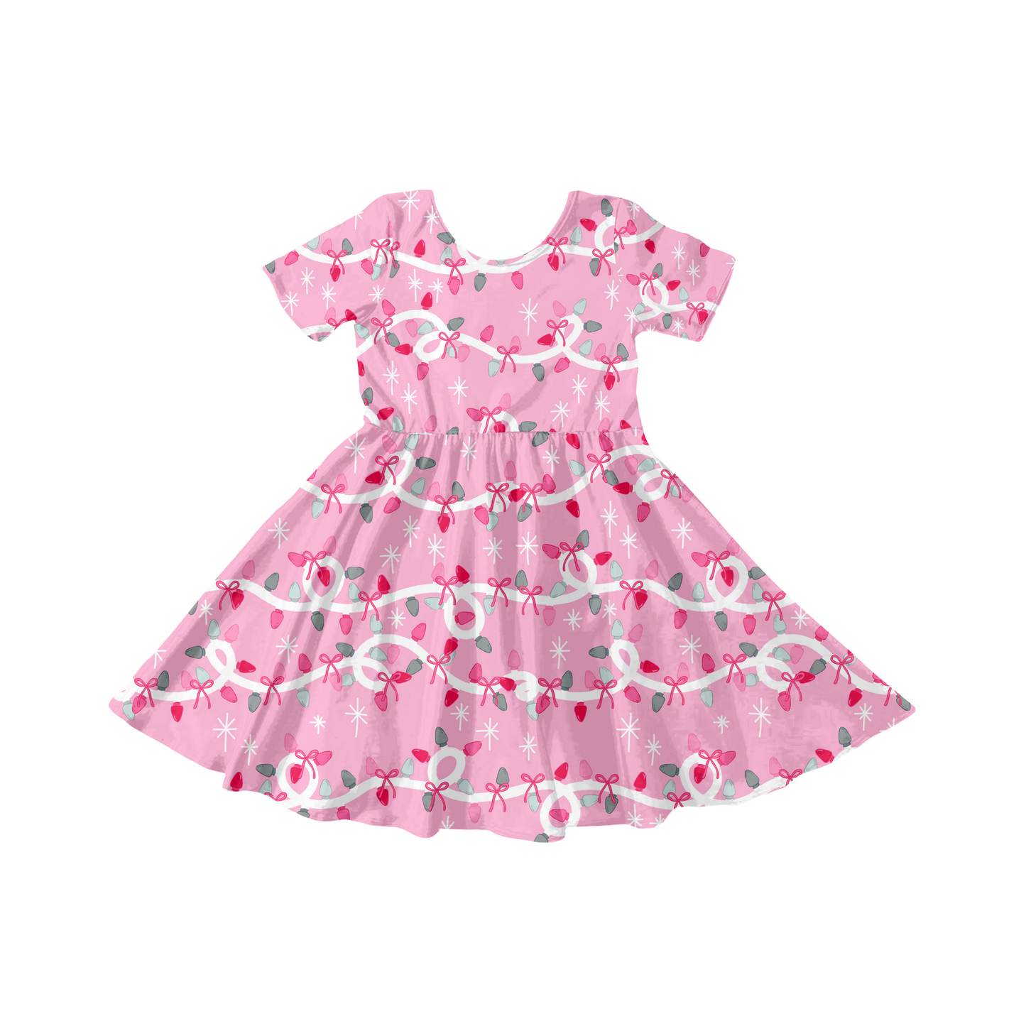 Preppy Pink Christmas lights