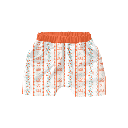 Floral Patriotic Stripe