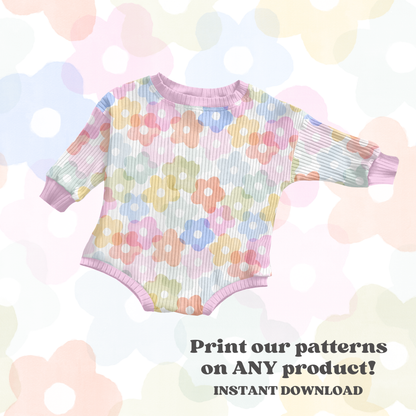 Watercolor Daisy Floral