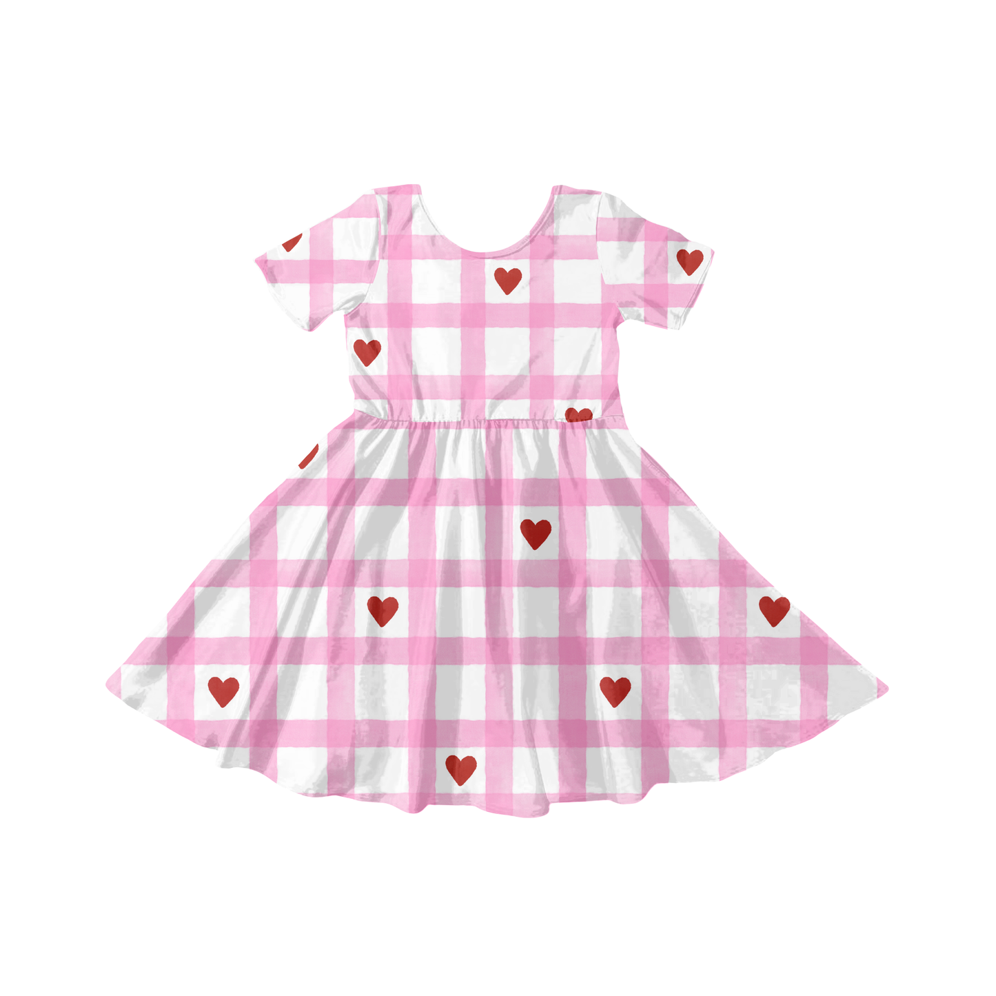 Valentine Preppy checkered hearts