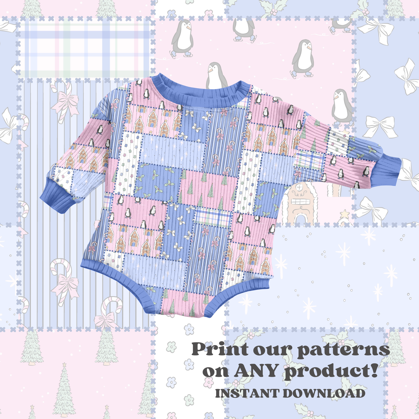 Pastel Winter Patchwork